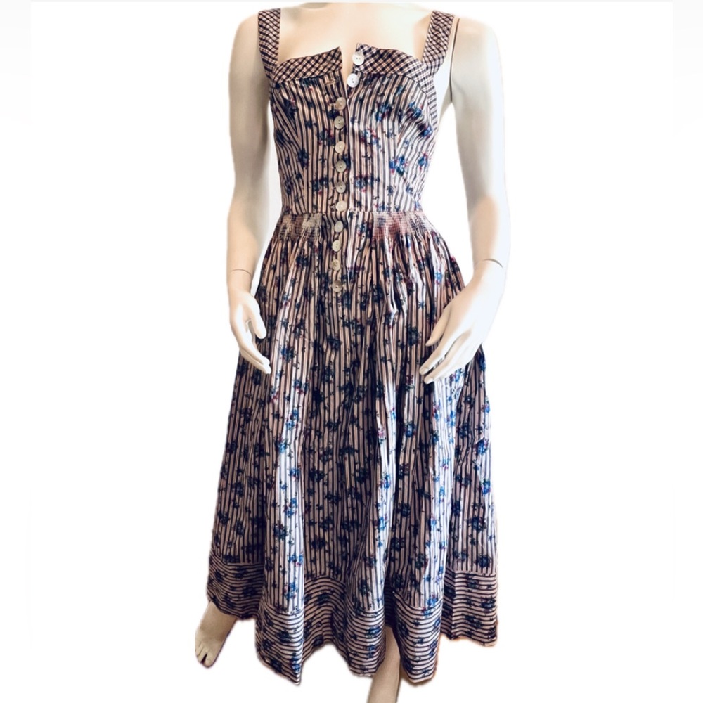 Edith Moden Saalvelden Vintage Dirndl Dress